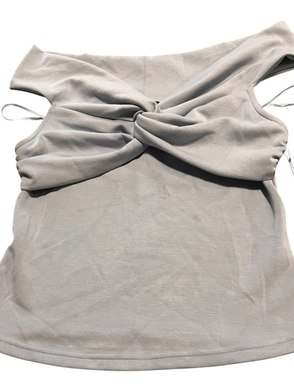 Women's Twist Front Tank Top - Light Blue